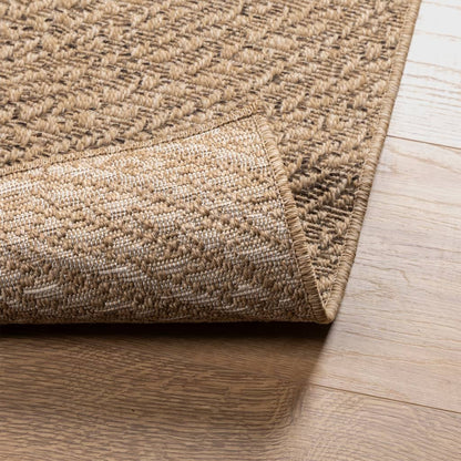 vidaXL Tapis 140x200 cm aspect jute intérieur et extérieur