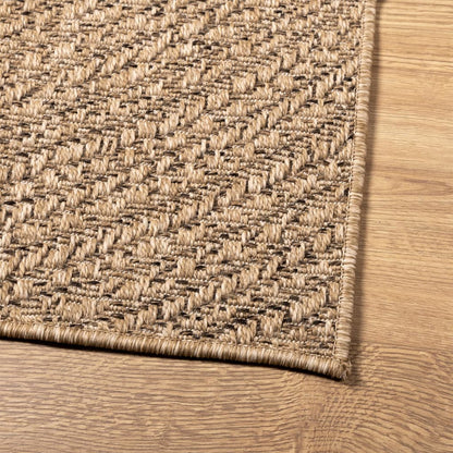 vidaXL Tapis 140x200 cm aspect jute intérieur et extérieur