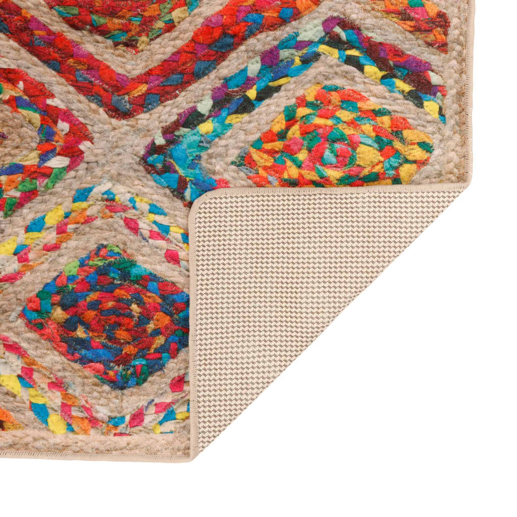 vidaXL Tapis lavable multicolore 80x300 cm antidérapant