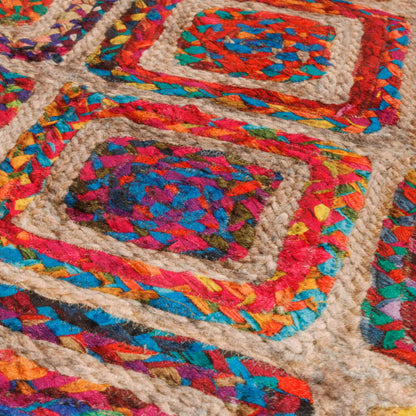 vidaXL Tapis lavable multicolore 80x300 cm antidérapant