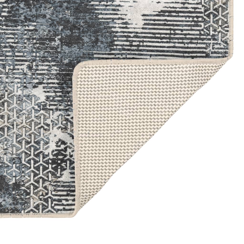 vidaXL Tapis lavable multicolore 80x150 cm antidérapant