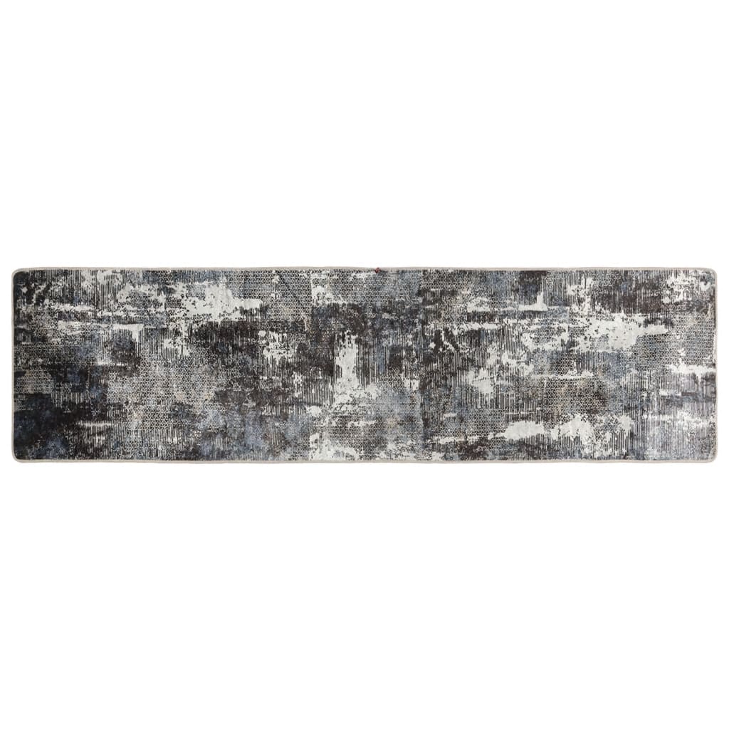 vidaXL Tapis lavable multicolore 80x300 cm antidérapant