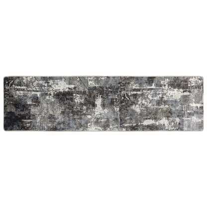 vidaXL Tapis lavable multicolore 80x300 cm antidérapant