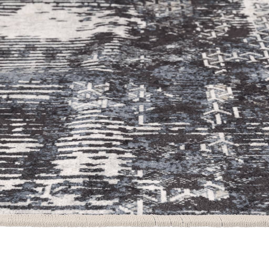 vidaXL Tapis lavable multicolore 80x300 cm antidérapant