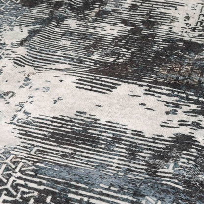 vidaXL Tapis lavable multicolore 80x300 cm antidérapant