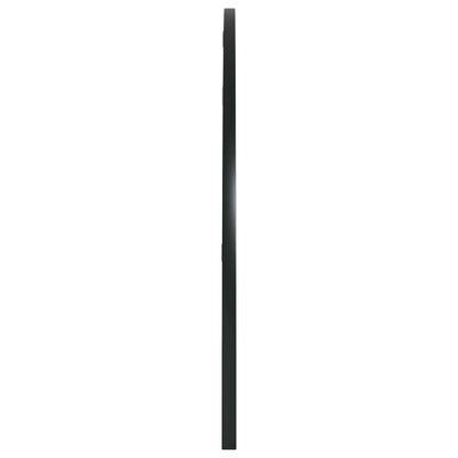 vidaXL Miroir mural noir 100x50 cm arche fer
