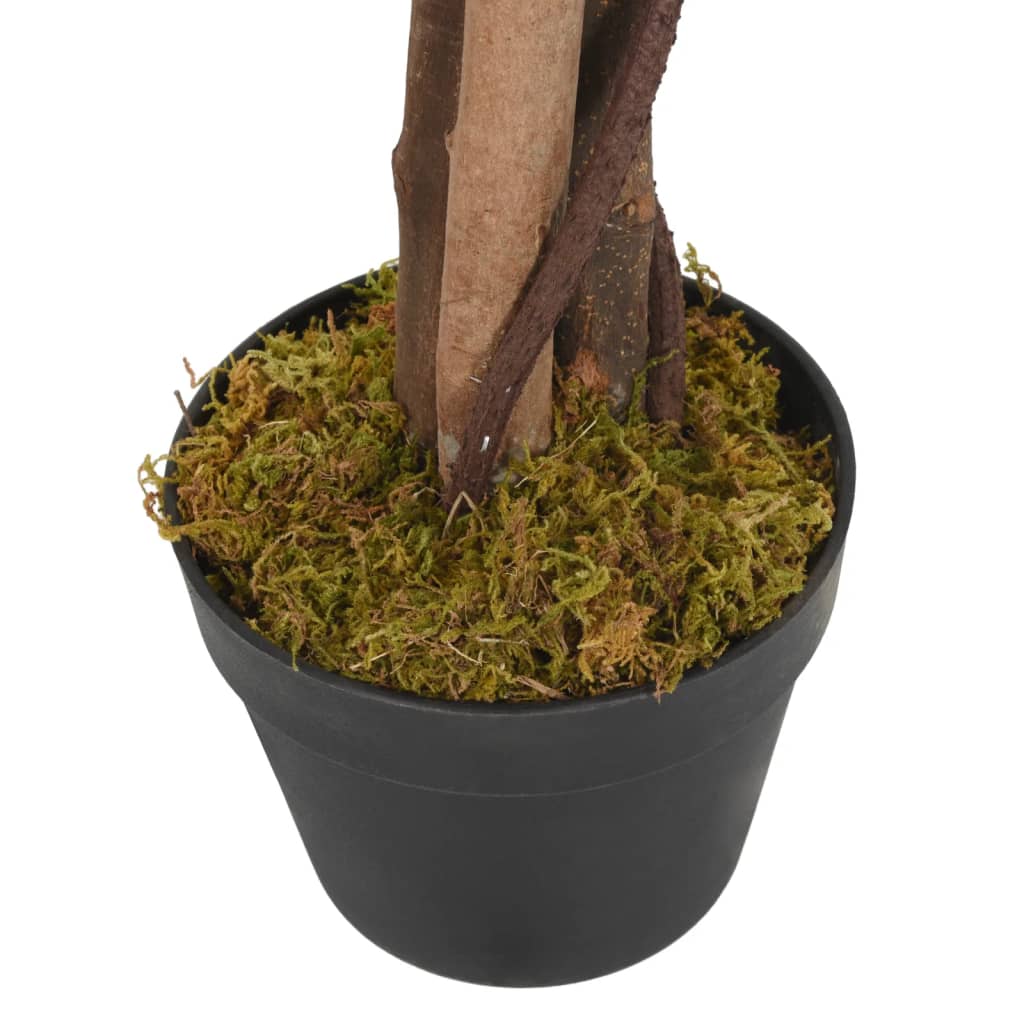 vidaXL Glycine artificielle 1470 feuilles 200 cm vert et blanc