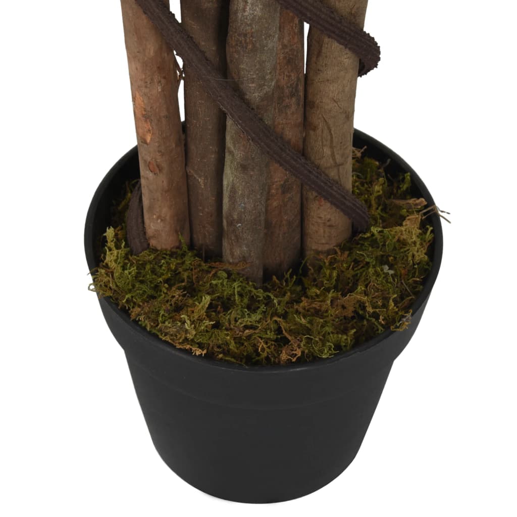 vidaXL Ficus lyrata artificiel 232 feuilles 180 cm vert