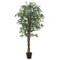 vidaXL Érable artificiel 504 feuilles 150 cm vert