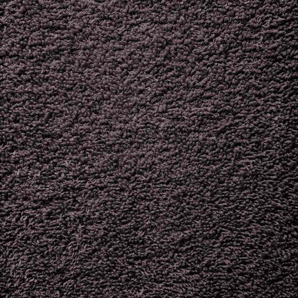 vidaXL Serviettes d'invité 2 pcs anthracite 30x50cm 360g/m² 100% coton