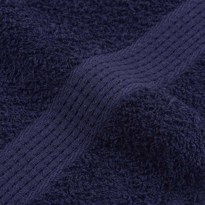 vidaXL Serviettes de sauna 2 pcs bleu marine 80x200 cm 100% coton