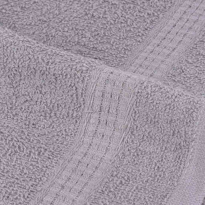 vidaXL Serviettes d'invité 2 pcs gris 30x50 cm 360 g/m² 100% coton
