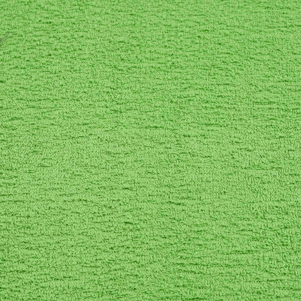 vidaXL Serviettes de douche 2 pcs vert pomme 70x140 cm 100% coton