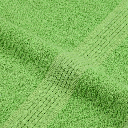 vidaXL Serviettes de douche 2 pcs vert pomme 70x140 cm 100% coton