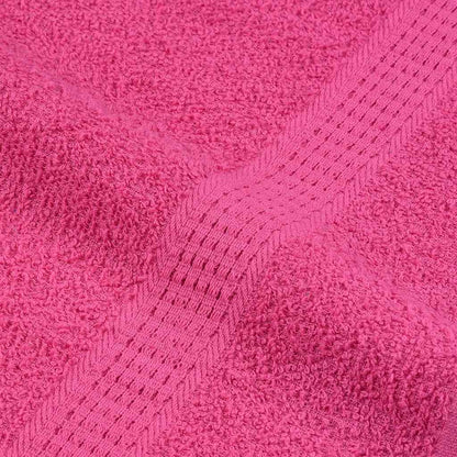 vidaXL Serviettes 10 pcs rose 100x200 cm 360 g/m² 100% coton