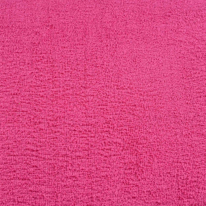vidaXL Serviettes 10 pcs rose 100x200 cm 360 g/m² 100% coton