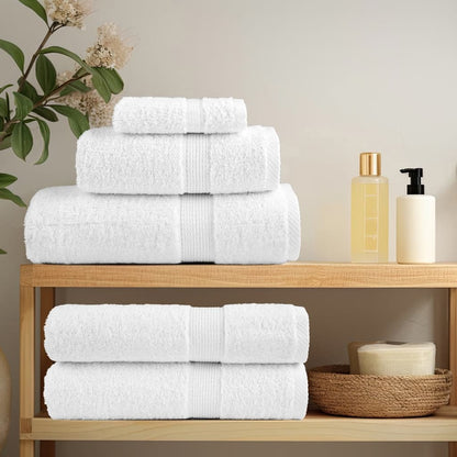 vidaXL Serviettes de douche de qualité supérieure 25 pcs 100% coton