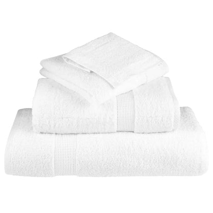 vidaXL Serviettes de douche de qualité supérieure 25 pcs 100% coton