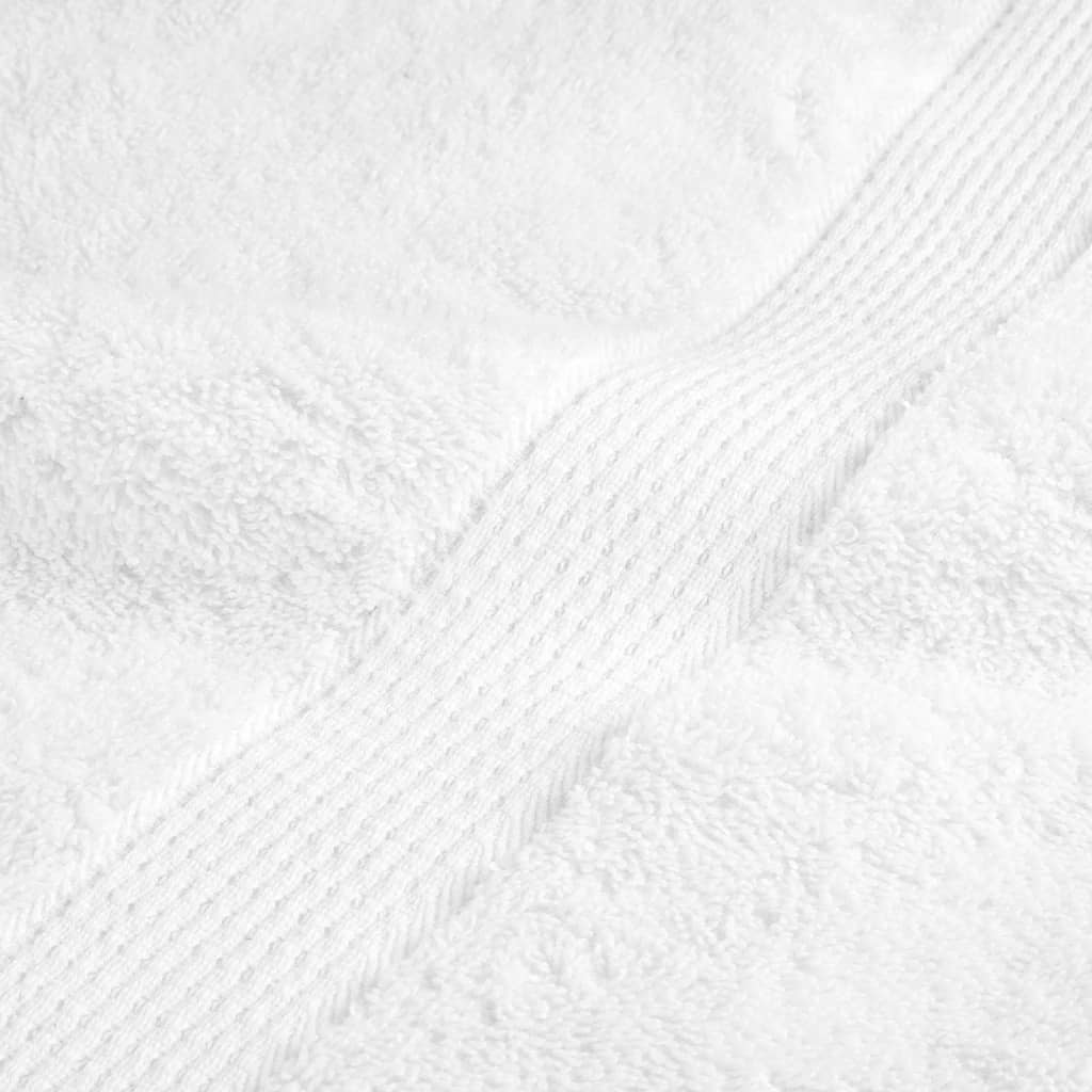 vidaXL Serviettes de douche de qualité supérieure 25 pcs 100% coton