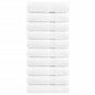 vidaXL Serviettes de bain de qualité supérieure 10pcs blanc 100% coton