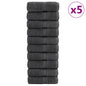 vidaXL Gants de toilette de qualité supérieure 50pcs 600g/m² 100%coton