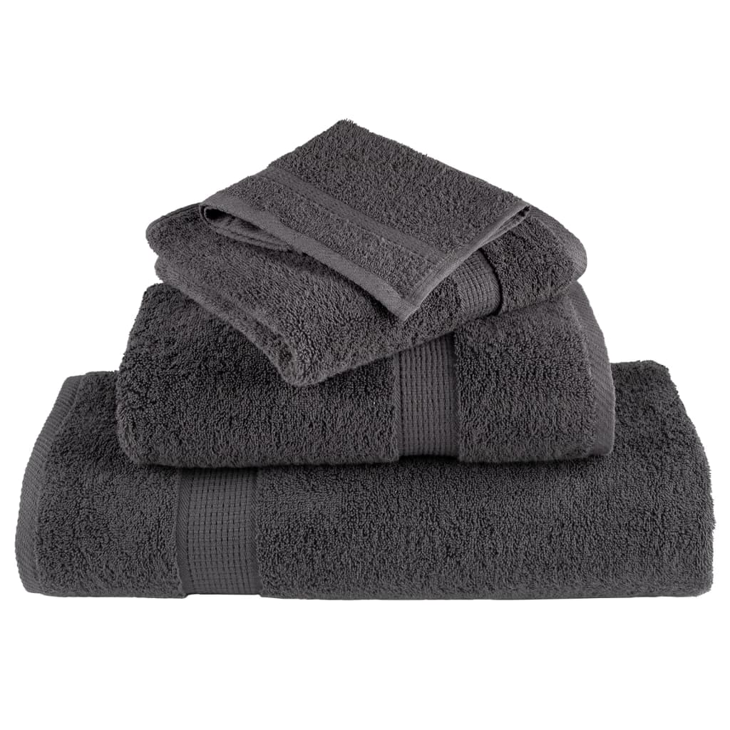 vidaXL Gants de toilette de qualité supérieure 50pcs 600g/m² 100%coton