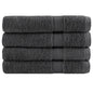 vidaXL Serviettes de sauna de qualité supérieure 4pcs 100% coton
