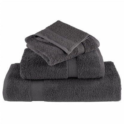 vidaXL Serviettes de sauna de qualité supérieure 4pcs 100% coton