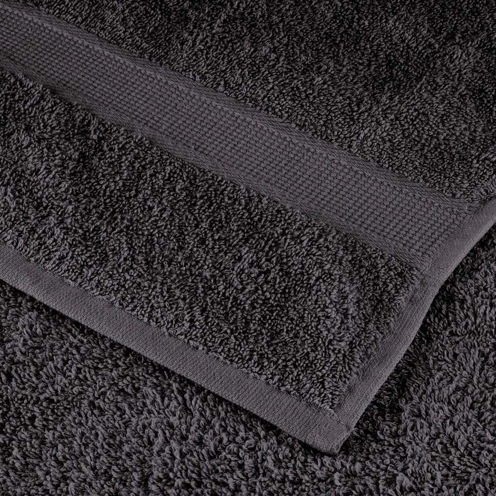 vidaXL Serviettes de sauna de qualité supérieure 4pcs 100% coton