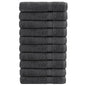vidaXL Serviettes de sauna de qualité supérieure 10 pcs 100% coton