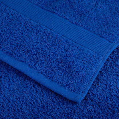 vidaXL Serviettes de sauna de qualité supérieure 4 pcs bleu 100% coton