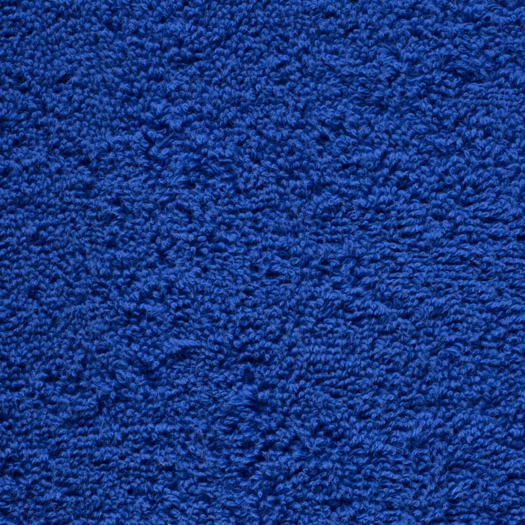 vidaXL Serviettes de sauna de qualité supérieure 4 pcs bleu 100% coton