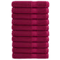 vidaXL Serviettes de sauna de qualité supérieure 10 pcs 100% coton