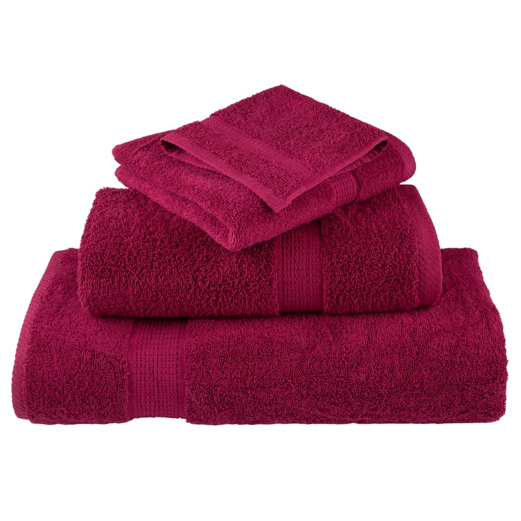 vidaXL Serviettes de sauna de qualité supérieure 10 pcs 100% coton