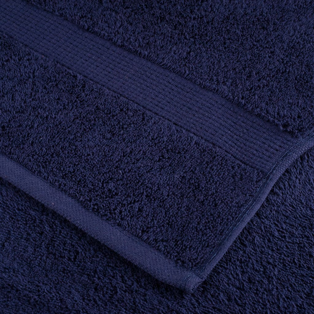 vidaXL Serviettes de qualité supérieure 10 pcs 600 g/m² 100% coton