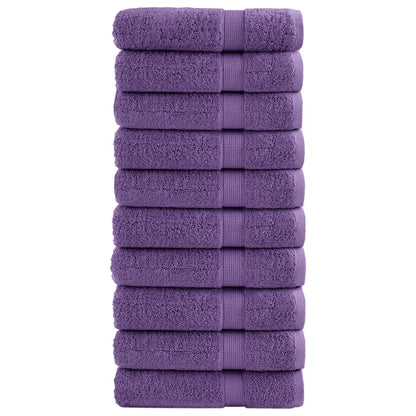vidaXL Serviettes de douche de qualité supérieure 10 pcs 100% coton