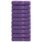 vidaXL Serviettes de douche de qualité supérieure 10 pcs 100% coton