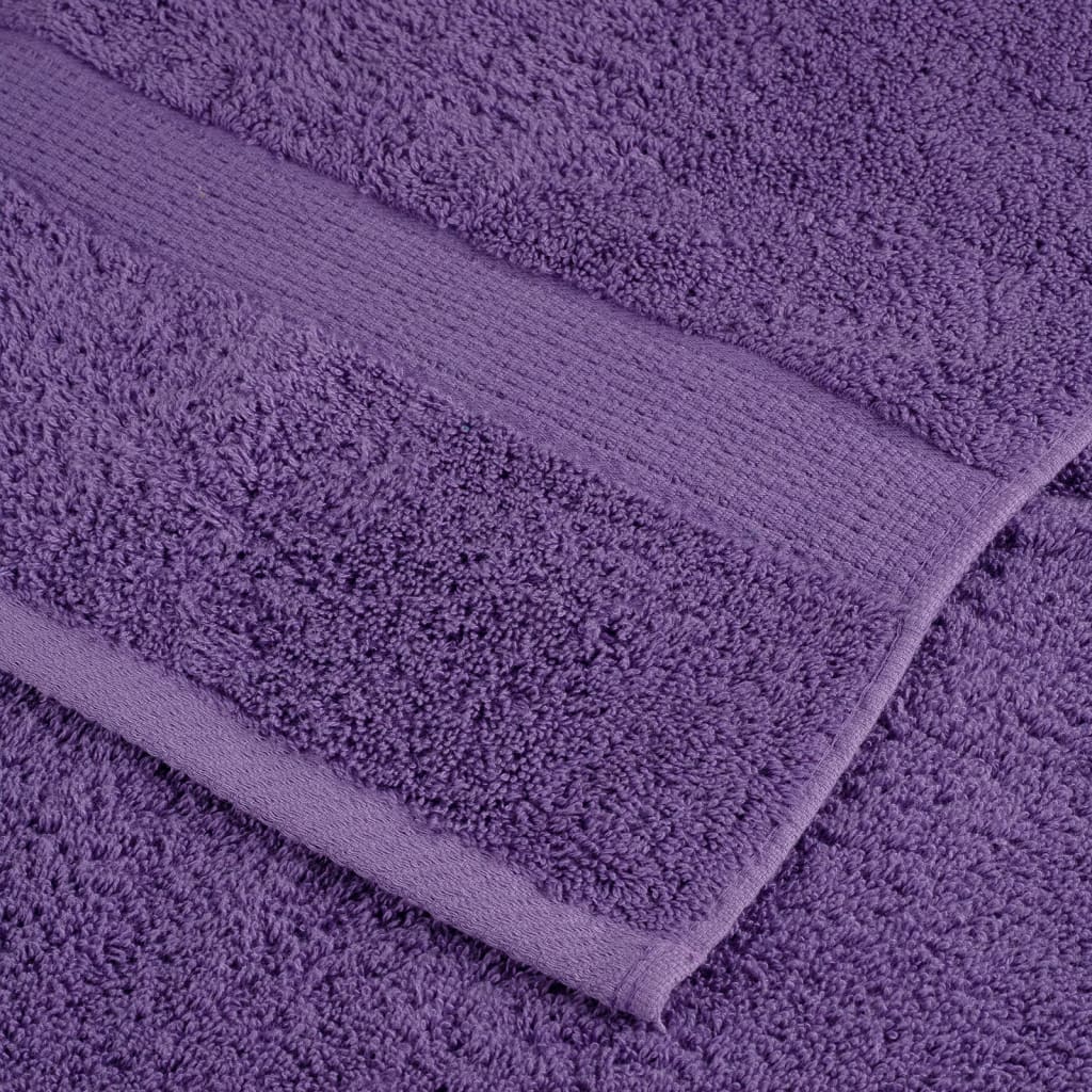 vidaXL Serviettes de douche de qualité supérieure 10 pcs 100% coton