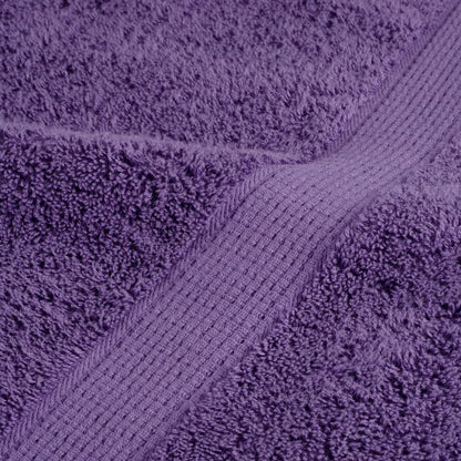vidaXL Serviettes de qualité supérieure 4 pcs violet 100% coton