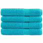 vidaXL Serviettes de sauna de qualité supérieure 4 pcs 100% coton