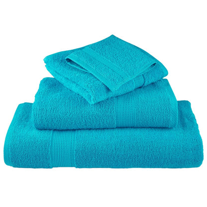 vidaXL Serviettes de sauna de qualité supérieure 4 pcs 100% coton