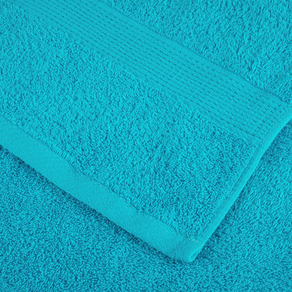 vidaXL Serviettes de sauna de qualité supérieure 4 pcs 100% coton