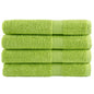 vidaXL Serviettes de sauna de qualité supérieure 4 pcs 100% coton