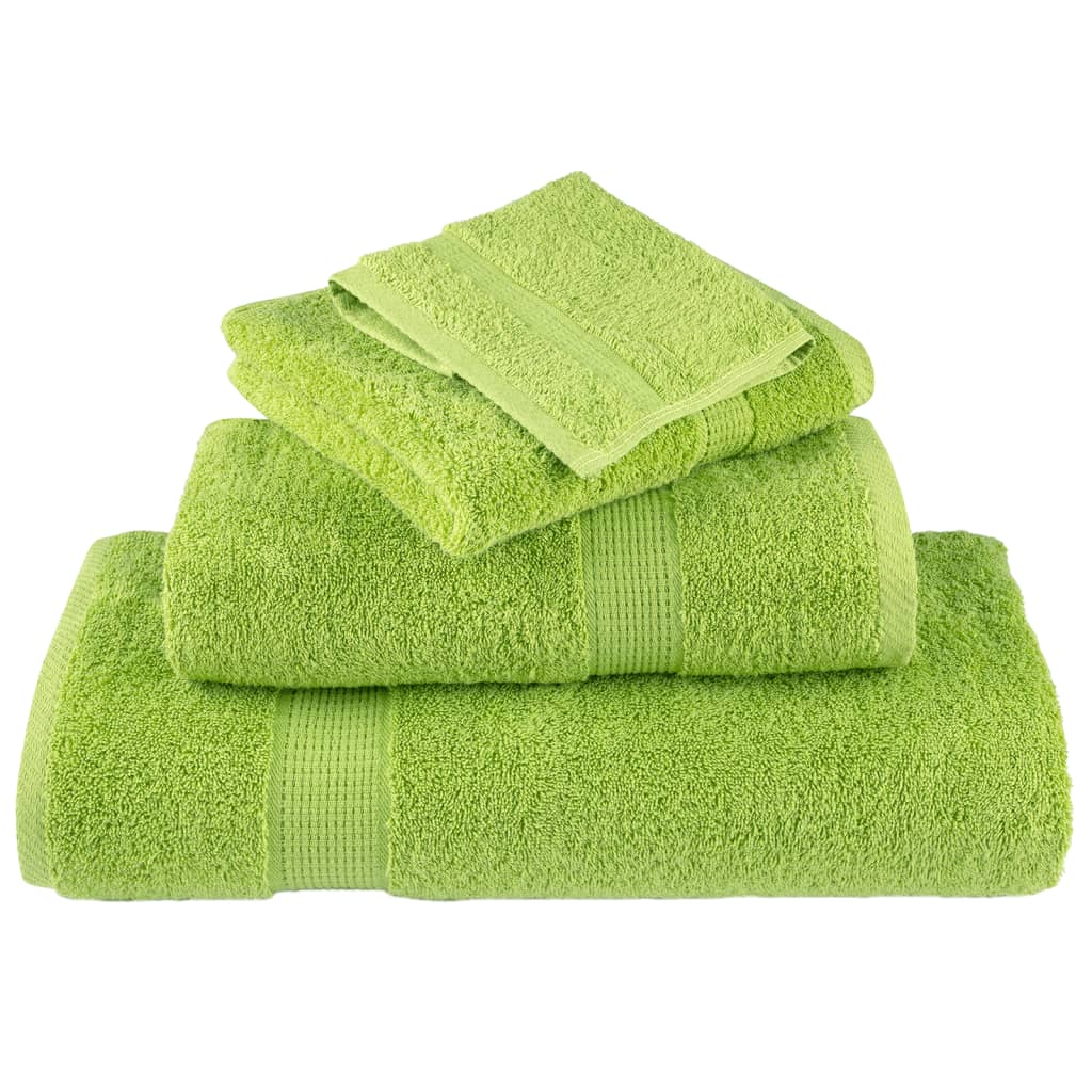 vidaXL Serviettes de sauna de qualité supérieure 4 pcs 100% coton