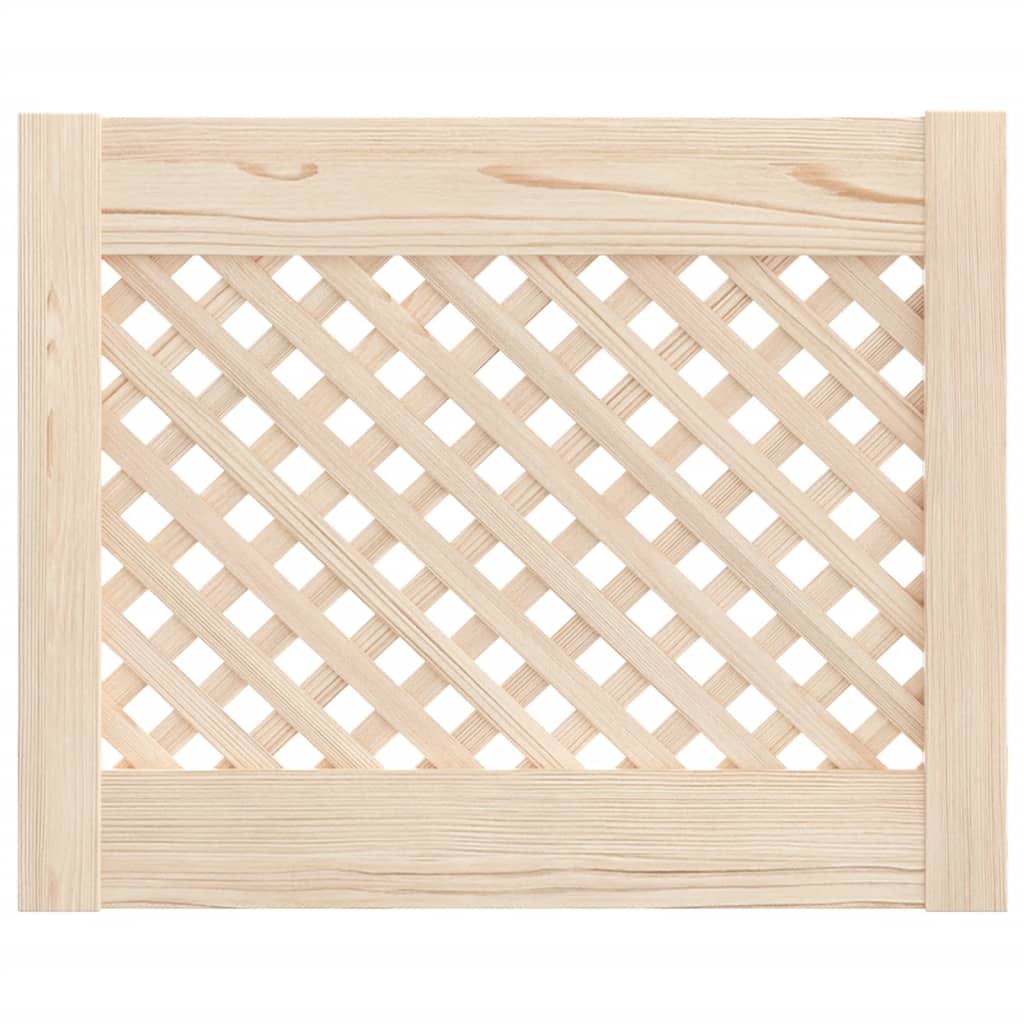 vidaXL Portes d'armoires en treillis 2 pcs 49,5x39,5 cm pin massif