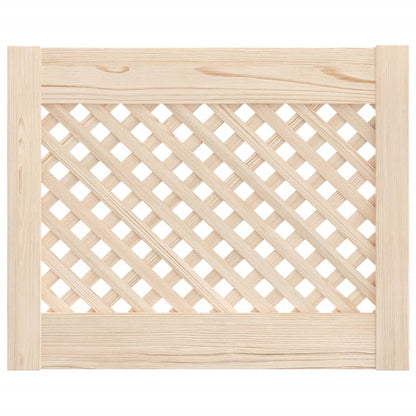 vidaXL Portes d'armoires en treillis 2 pcs 49,5x39,5 cm pin massif
