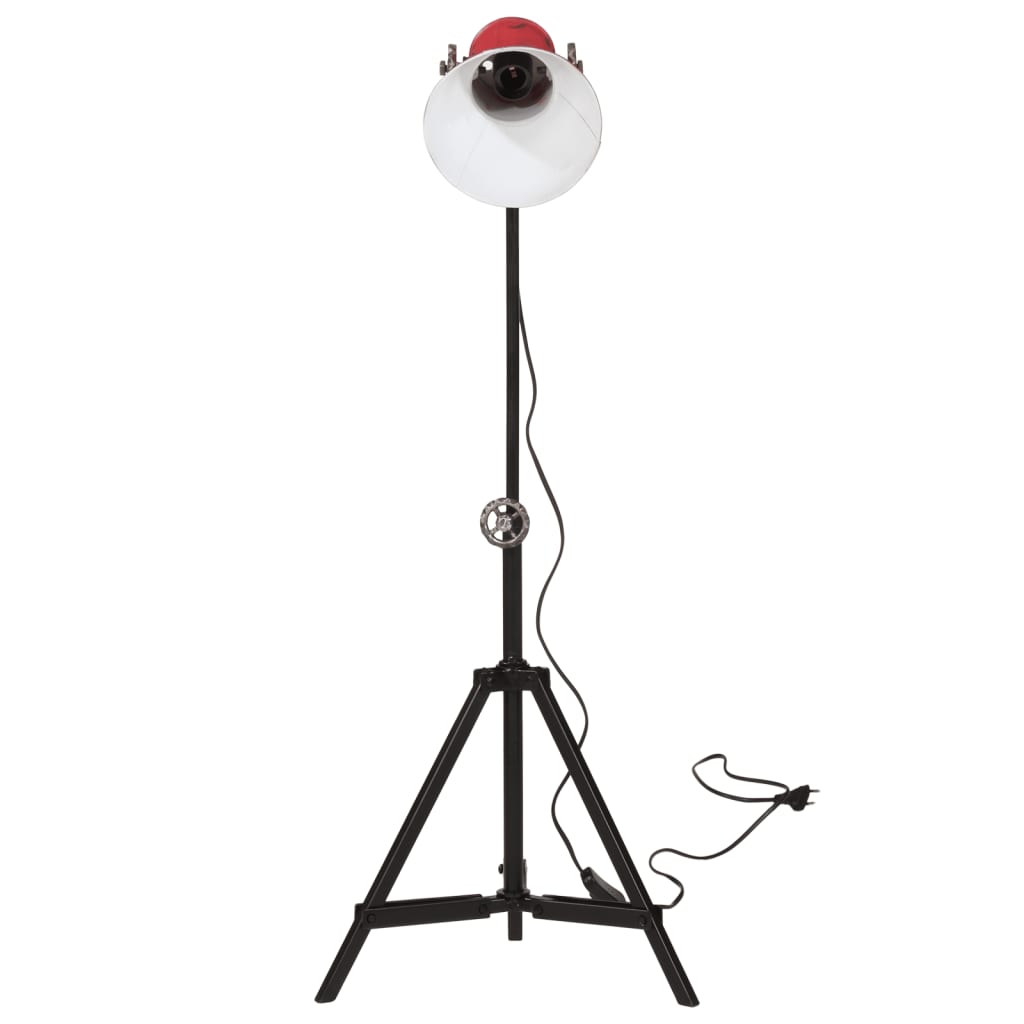 vidaXL Lampadaire 25 W rouge délavé 35x35x65/95 cm E27