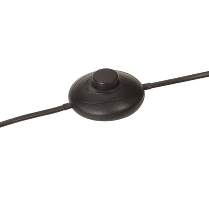 vidaXL Lampadaire 25 W noir 75x75x90-150 cm E27