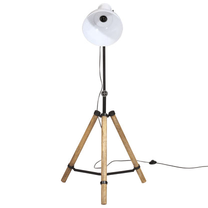 vidaXL Lampadaire 25 W blanc 75x75x90-150 cm E27