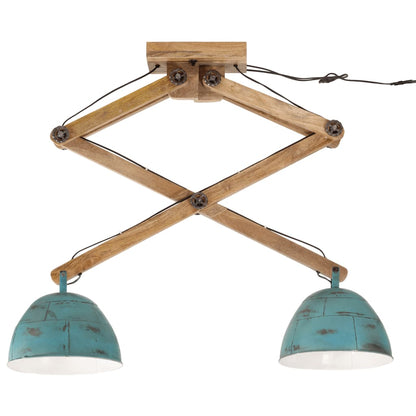 vidaXL Plafonnier 25 W bleu délavé 29x18x85 cm E27